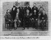 Otto Weerth im Kreise seiner Kollegen
